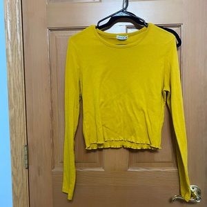 Womens Yellow Long Sleeve
